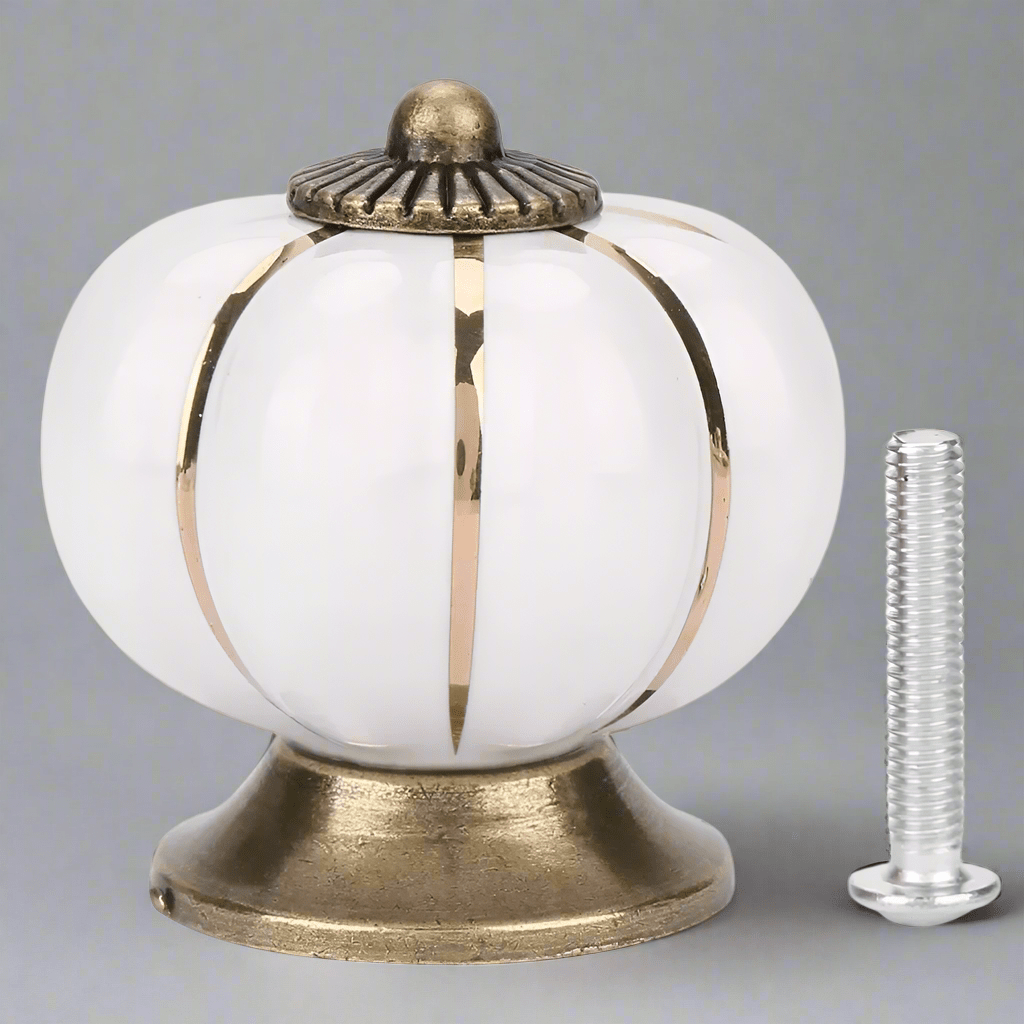 Poignée pour Placard - CeramicHandle™ - Blanc - Brico Forge