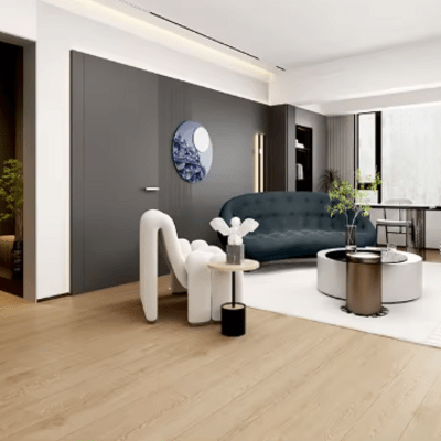 Sol PVC Dalles Adhésives - FloorStickers™ - Beige - Brico Forge