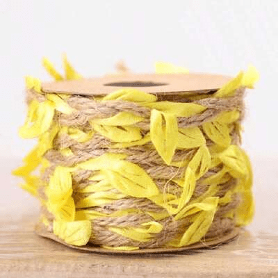 Corde de Jute - LeafCord™ - Jaune - Brico Forge