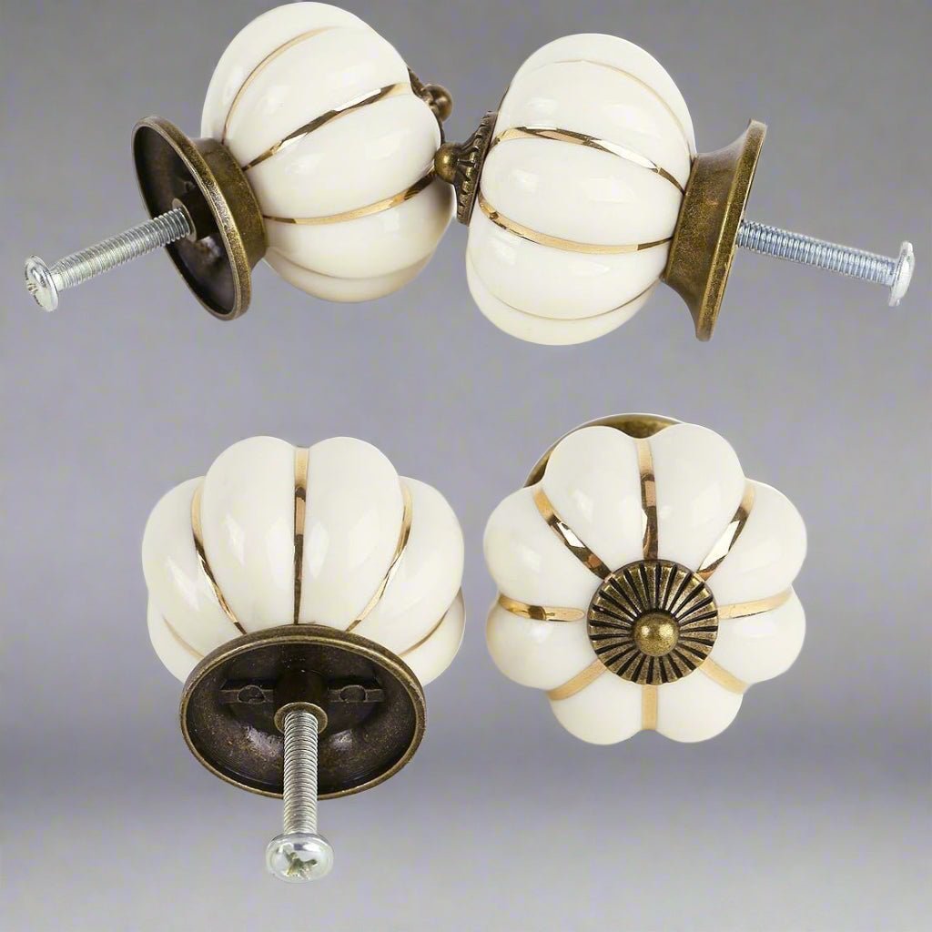 Poignée pour Placard - CeramicHandle™ - Blanc - Brico Forge