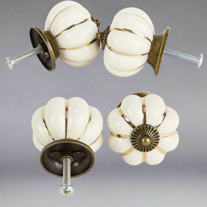 Poignée pour Placard - CeramicHandle™ - Blanc - Brico Forge