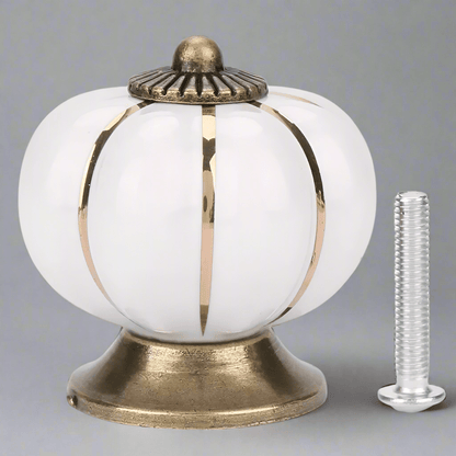 Poignée pour Placard - CeramicHandle™ - Blanc - Brico Forge