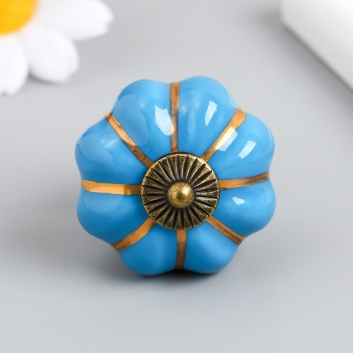 Poignée pour Placard - CeramicHandle™ - Bleu - Brico Forge