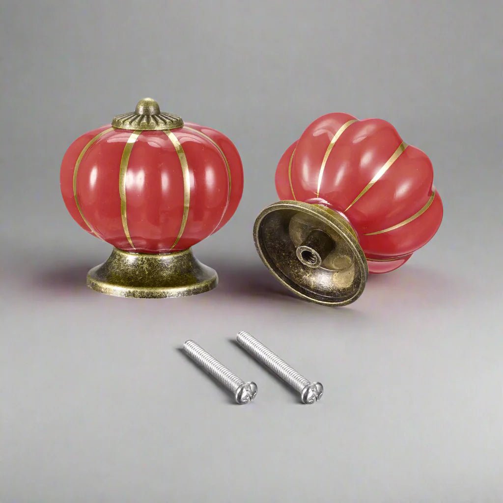 Poignée pour Placard - CeramicHandle™ - Rouge - Brico Forge