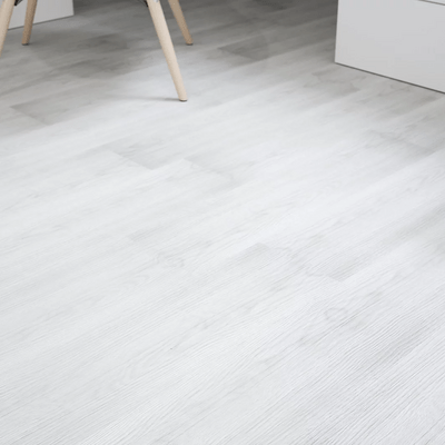 Sol PVC Dalles Adhésives - FloorStickers™ - Blanc Cérusé - Brico Forge