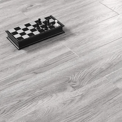 Sol PVC Dalles Adhésives - FloorStickers™ - Gris Argenté - Brico Forge