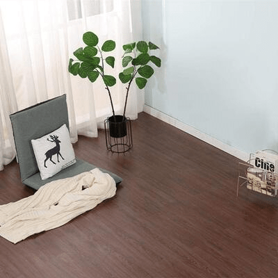 Sol PVC Dalles Adhésives - FloorStickers™ - Marron - Brico Forge